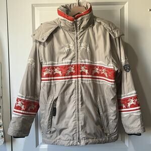 Bogner Retro Vintage Snowboard Ski Jacket Designed by Goan Thylmann Size 12